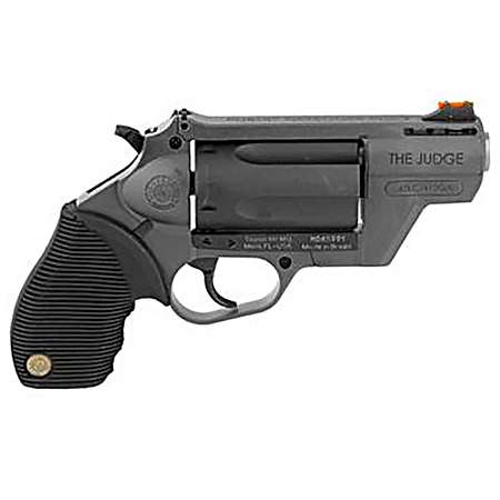 Taurus 2441021GRY Judge Public Defender 45 Colt (LC) Caliber or 2.50 410 Gauge 5 Shot 2.50 Gray Finish Barrel, Matte Black Oxide Finish Cylinder, Gray Finish Polymer Frame & Black Ribber Grip