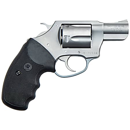 Charter Arms 73220 Undercoverette  Small 32 H&R Mag, 6 Shot 2 Matte Stainless Steel Barrel & Cylinder, Matte Stainless Aluminum Frame w/Black Finger Grooved Rubber Grip, Exposed Hammer
