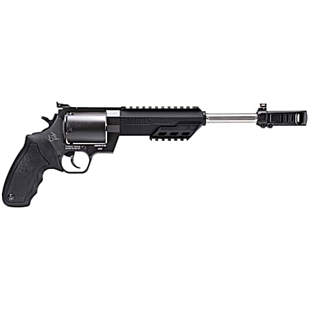 Taurus 2460101RH Raging Hunter  460 S&W Mag 5rd 10.50 Matte Black  Barrel Matte Black Oxide Steel Cylinder & Frame Black Rubber with  Integrated Cushion Insert Grip