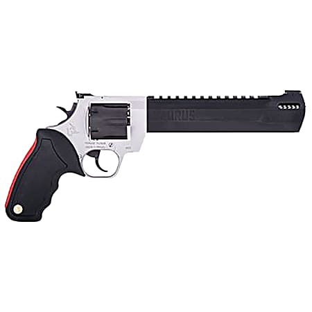 Taurus 2500105RH Raging Hunter  Large Frame 500 S&W Mag 5rd 10 Matte Black Ported/Target Crown Barrel, Matte Black Cylinder, Matte Stainless Steel Frame, Black Rubber Grip