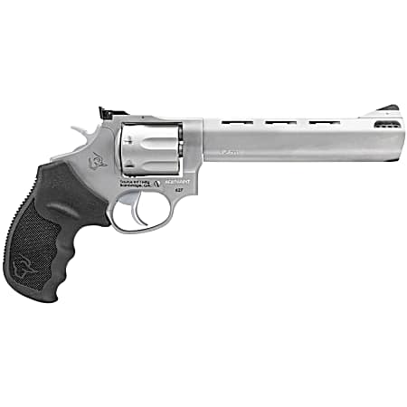 Taurus 2-627069 Tracker 627 Medium 357 Mag 38 Special +P 7 Shot 6.50 Matte Stainless Steel Ported Barrel, Cylinder & Frame, Black Ribber Grip, Transfer Bar Safety, Exposed Hammer