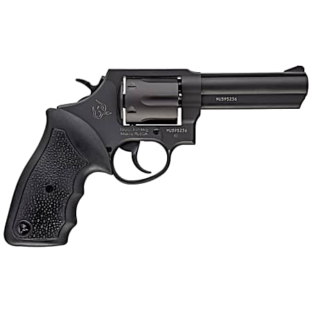 Taurus 2-650041 65  Medium 357 Mag/38 Special +P 6 Shot 4 Matte Black Oxide Barrel, Cylinder & Frame, Black Finger Grooved Rubber Grip, Transfer Bar Safety, Exposed Hammer