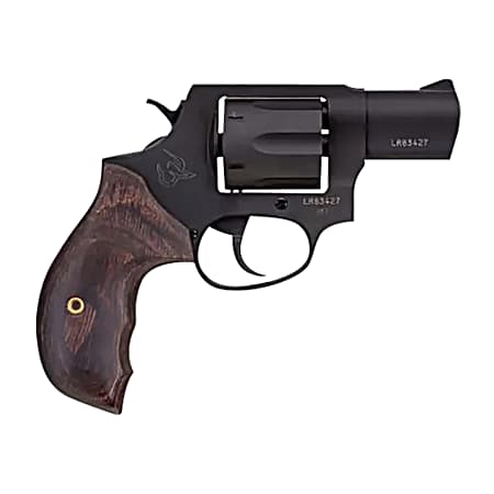 Taurus 2-856021SW 856  Small 38 Special +P 6 Shot 2 Matte Black Alloy Steel Barrel, Cylinder & Frame, Walnut Grip Transfer Bar Safety, Exposed Hammer
