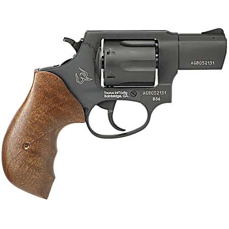 Taurus 2-85621TW 856 *CA Compliant Small 38 Special 6 Shot 2 Matte Black Carbon Steel Barrel, Cylinder & Frame, Black Grip, Transfer Bar Safety, Exposed Hammer