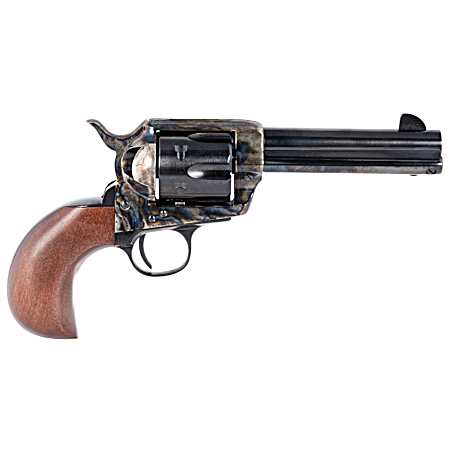 Taylors & Company 200070 1873 Cattleman 45 Colt (LC) Caliber with 4.75 Blued Finish Barrel, 6rd Capacity Blued Finish Cylinder, Color Case Hardened Steel Frame & Birdshead Walnut Grip