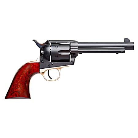 Taylors & Company 550429 Old Randall  357 Mag Caliber with 5.50 Barrel, 6rd Capacity Cylinder, Overall Matte Blued Finish Steel & Walnut Grip