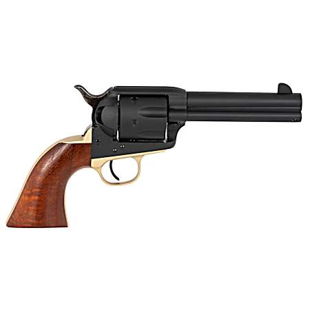 Taylors & Company 550432 Old Randall  45 Colt (LC) Caliber with 4.75 Barrel, 6rd Capacity Cylinder, Overall Blued Finish Steel & Walnut Navy Size Grip