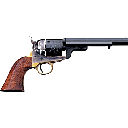 Taylors & Company 550731 1851 C. Mason 38 Special 6rd Shot 7.50 Blued 7.50 Round Barrel Blued Cylinder Color Case Hardened Color Case Hardened Steel Frame Walnut Grip