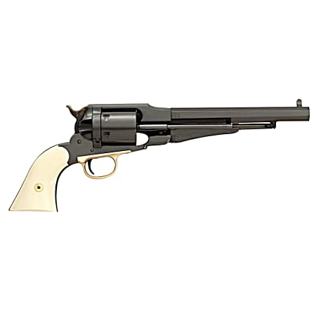 Taylors & Company 550760 Remington Conversion LawDawg 45 Colt (LC) Caliber with 8  Barrel, 6rd Capacity Cylinder, Overall Blued Finish Steel & 2-Piece Ivory Grip