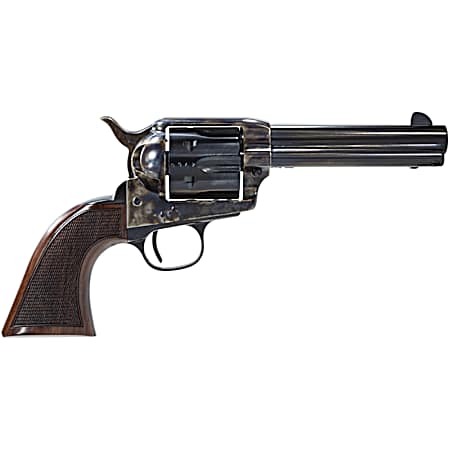 Taylors & Company 4107DE Smoke Wagon Deluxe 357 Mag 6rd 4.75 Blued Cylinder & Barrel Color Case Hardened Steel Frame Checkered Walnut Grip (Taylor Tuned)