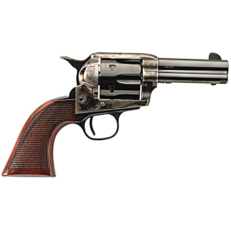 Taylors & Company 4201DE Runnin Iron Deluxe 45 Colt (LC) 6rd 3.50 Blued Cylinder & Barrel Color Case Hardened Steel Frame Checkered Walnut Grip (Taylor Tuned)