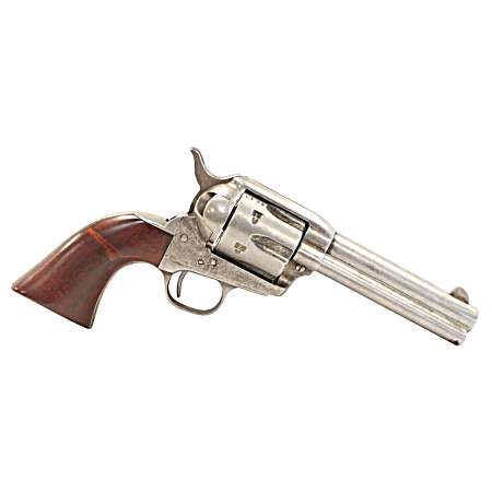 Taylors & Company 555111 1873 Cattleman 45 Colt (LC) Caliber with 4.75 Barrel, 6rd Capacity Cylinder, Overall Antique Finish Steel & Walnut Grip