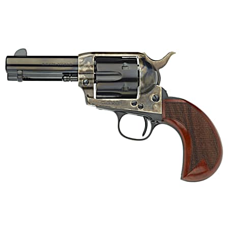 Taylors & Company 555132 1873 Cattleman 357 Mag Caliber with 3.50 Blued Finish Barrel, 6rd Capacity Blued Finish Cylinder, Color Case Hardened Finish Steel Frame & Checkered Birdshead Walnut Grip