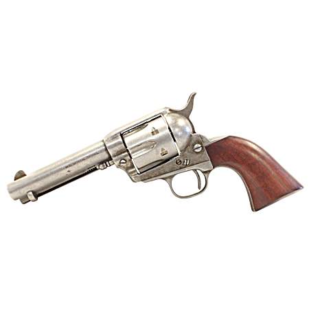 Taylors & Company 555136 1873 Cattleman 357 Mag Caliber with 4.75 Barrel, 6rd Capacity Cylinder, Overall Antique Finish Steel & Walnut Grip