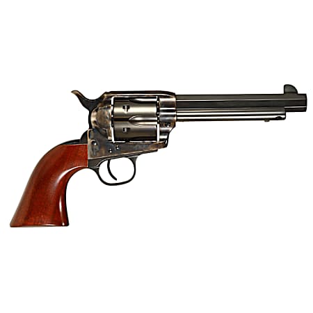 Taylors & Company 556102 1873 Cattleman Drifter 45 Colt (LC) Caliber with 5.50 Blued Finish Barrel, 6rd Capacity Blued Finish Cylinder, Color Case Hardened Finish Steel Frame & Walnut Grip