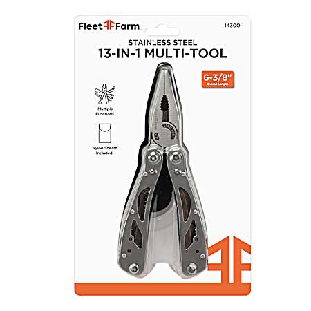 13-in-1 Stainless Multi-Tool
