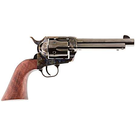 Traditions SAT73048 1873 Froniter 357 Mag 6rd 5.50 Blued Cylinder & Barrel Color Case Hardened Steel Frame Walnut Grip