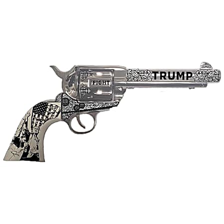 Traditions SAT73132FT 1873  45 Long Colt 6rd 5.50 Nickel White PVC Grip