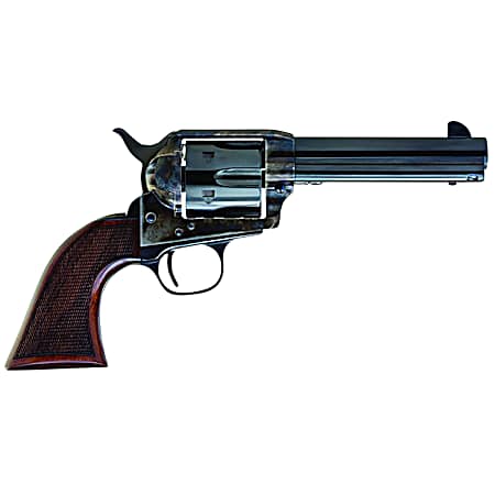 Cimarron AR400 Arizona Ranger  357 Mag 6 Shot, 4.75 Blue w/Engraved Arizona Ranger Steel Barrel, Blued Cylinder, Color Case Hardened Steel Frame, Checkered Walnut Grip, Exposed Hammer
