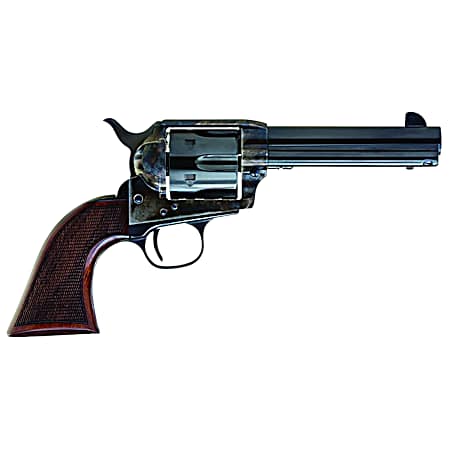Cimarron AR410 Arizona Ranger  45 Colt (LC) 6 Shot, 4.75 Blue w/Engraved Arizona Ranger Steel Barrel, Blued Cylinder, Color Case Hardened Steel Frame, Checkered Walnut Grip, Exposed Hammer