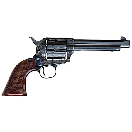 Cimarron AR411 Arizona Ranger  45 Colt (LC) 6 Shot, 5.50 Blue w/Engraved Arizona Ranger Steel Barrel, Blued Cylinder, Color Case Hardened Steel Frame, Checkered Walnut Grip, Exposed Hammer