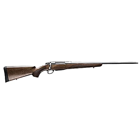 Tikka JRTXA78222MT T3x Hunter Full Size 6.5 Creedmoor 3+1 22.40 Matte Stainless Fluted Threaded Barrel, Matte Drilled & Tapped Stainless Steel Receiver, Fixed Oiled Walnut Wood Stock, Right Hand