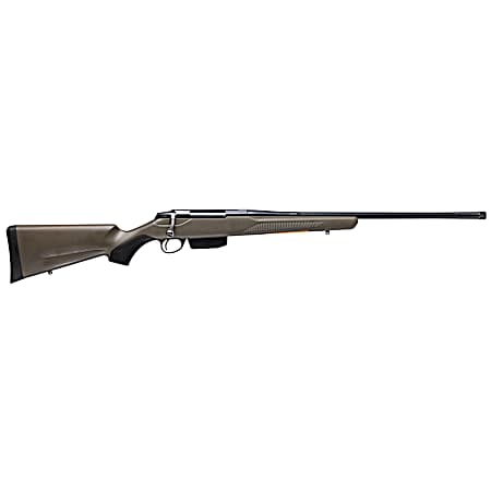 Tikka JRTXGSL31620MT T3x Superlite 308 Win 20 Blued Fluted Threaded Barrel, Blued Drilled & Tapped Steel Receiver, Fixed Green Synthetic Stock
