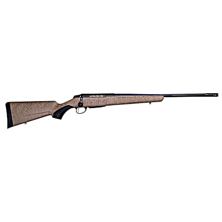 Tikka JRTXRT320 T3x Roughtech 30-06 Springfield 3+1 24.30 Black Fluted Threaded Barrel, Black Steel Drilled & Tapped Receiver, Tan Roughtech Synthetic Stock, Right Hand