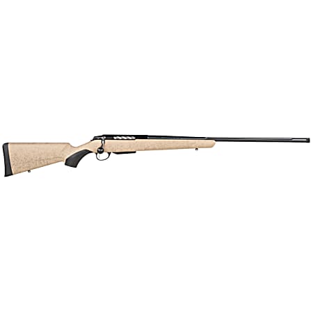 Tikka JRTXRT341 T3x Lite 300 WSM 3+1 24.30 Fluted/Threaded, Black Barrel/Rec, Black Webbed Tan Roughtech Synthetic Stock, Interchangeable Grip, Muzzle Brake