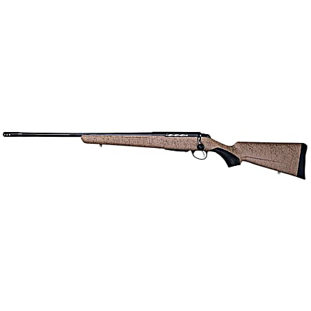 Tikka JRTXRT431R10 T3x Lite 300 Win Mag 3+1 24.30 Fluted/Threaded, Black Barrel/Rec, Black Webbed Tan Roughtech Synthetic Stock, Interchangeable Grip, Muzzle Brake Left Hand