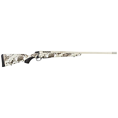 Tikka JRTXVA316 T3x Lite 308 Win 3+1 22.40 Stainless Cerakote Fluted Threaded Barrel, Drilled & Tapped Steel Receiver, Veil Alpine Fixed Synthetic Stock, Black Interchangeable Backstrap Grip
