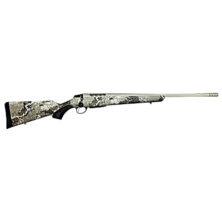 Tikka JRTXVA37124 T3x Lite 7mm PRC 3+1 24.40 Desert Verde Cerakote Fluted Threaded Barrel & Drilled & Tapped Receiver, Veil Alpine Fixed Synthetic Stock, Right Hand