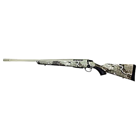 Tikka JRTXVA47124 T3x Lite 7mm PRC 3+1 24.40 Desert Verde Cerakote Fluted Threaded Barrel & Drilled & Tapped Receiver, Veil Alpine Fixed Synthetic Stock, Left Hand