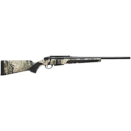 Stevens 19467 334 Bolt Action 308 Win 3+1 20 Camo/Dark Gray Carbon Steel Receiver Integrated Recoil Lug Ergonomic/Recoil Pad  Synthetic Stock Picatinny Rail Right Hand