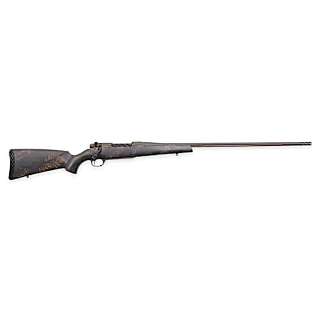 Weatherby MBC20N7MMPR6B Mark V Backcountry 2.0 7mm PRC 3+1 26 Patriot Brown Cerakote Fluted Barrel/Peak 44 Blacktooth Carbon Fiber w/ Dark Green/Brown Sponge Stock