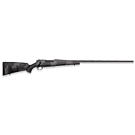 Weatherby MLW01N240WR6B Mark V Live Wild 240 Wthby Mag 4+1 24 Carbon Gray Cerakote Fluted Threaded Barrel, Drilled & Tapped Steel Receiver, Fixed Black & Gray Accents Polymer Stock, Right Hand