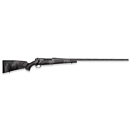 Weatherby MLW01N7M8RR4B Mark V Live Wild 7mm-08 Rem 4+1 24 Carbon Gray Cerakote Spiral Fluted Barrel Black/Gray Sponge Pattern/Polymer Stock
