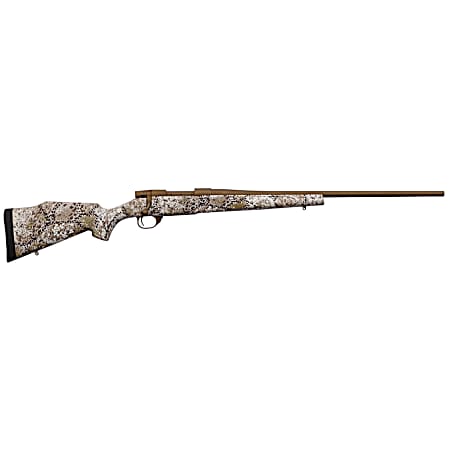 Weatherby VAP300NR4T Vanguard Badlands 300 Win 3+1 24  Burnt Bronze Cerakote #2 Threaded Barrel, Drilled & Tapped Steel Receiver, Badlands Approach Camo Monte Carlo w/Raised Comb Synthetic Stock