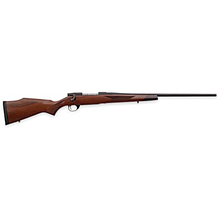 Weatherby VDT222RR4T Vanguard Sporter Full Size 22-250 Rem 5+1 24 Bead Blasted Blued #2 Threaded Barrel, Matte Blued Drilled & Tapped Steel Receiver, Grade A Turkish Walnut Monte Carlo Stock