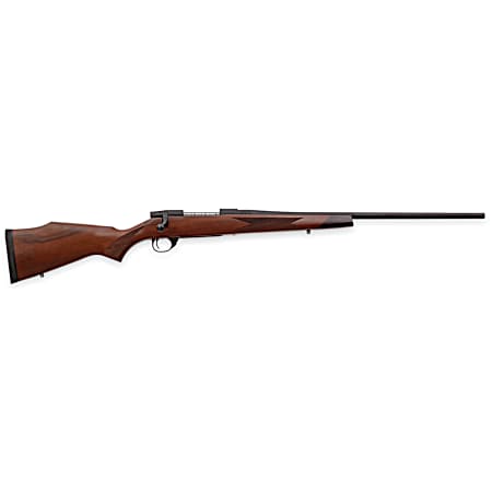 Weatherby VDT300NR4T Vanguard Sporter Full Size 300 Win Mag 3+1 24  Bead Blasted Blued #2 Threaded Barrel, Matte Blued Drilled & Tapped Steel Receiver, Grade A Turkish Walnut Monte Carlo  Stock