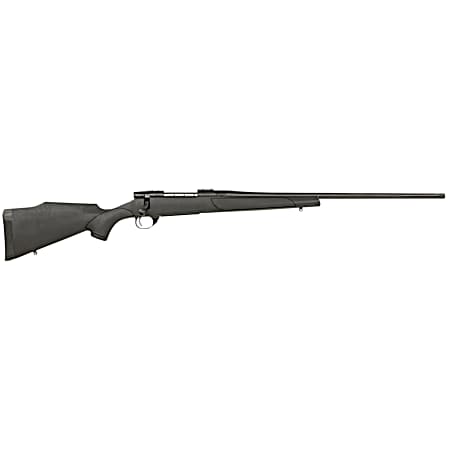 Weatherby VTX65PPR4T Vanguard Obsidian Full Size 6.5 PRC 3+1 24 Blued #2 Contour Threaded Barrel, Blued Drilled & Tapped Steel Receiver, Black Monte Carlo Synthetic Stock