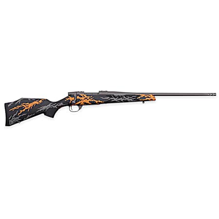 Weatherby VYH308NR2B Vanguard Compact Hunter 308 Win 5+1 20, Tungsten Gray Barrel/Rec, Black w/Gray & Orange Sponge Accents Monte Carlo Stock, Accubrake Muzzle Brake