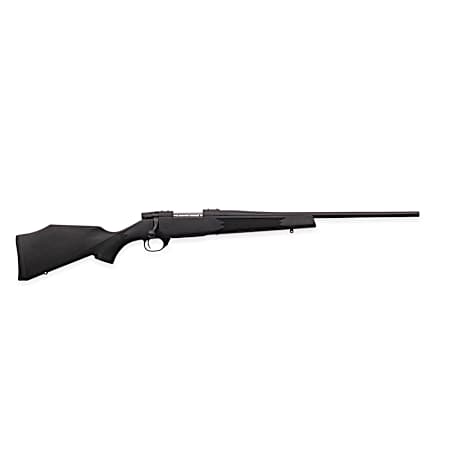 Weatherby VYT65CMR0T Vanguard Synthetic Compact 6.5 Creedmoor 4+1 20 Matte Blued #1 Threaded Barrel, Matte Blued Drilled & Tapped Steel Receiver, Black Adjustable Synthetic Stock