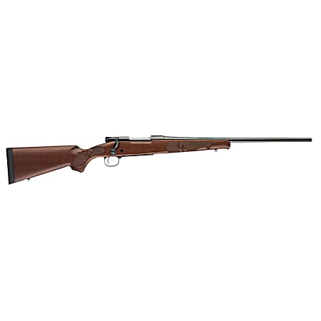 Winchester Guns 535201212 Model 70 Featherweight Compact 243 Win Caliber with 5+1 Capacity, 20 Barrel, Brushed Polish Blued Metal Finish & Satin Walnut Fixed Feather Checkered Stock Right Hand