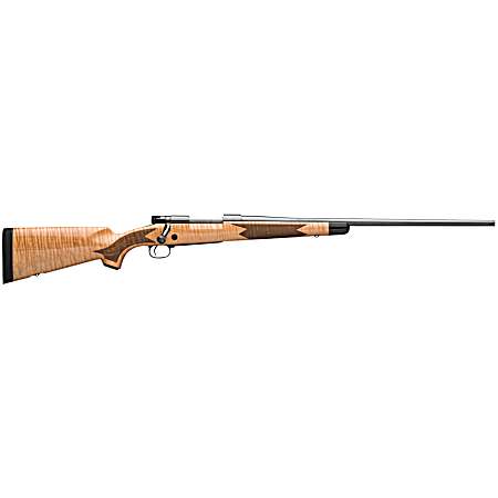 Winchester Repeating Arms 535218212 Model 70 Super Grade 243 Win Caliber with 5+1 Capacity, 22 Barrel, High Polished Blued Metal Finish & Gloss AAA Maple Stock Right Hand (Full Size)