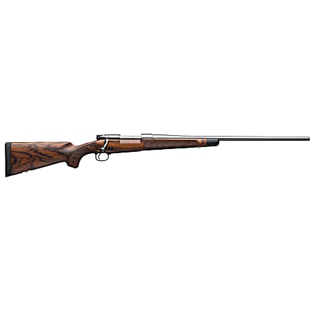 Winchester Repeating Arms 535239212 Model 70 Super Grade 243 Win Caliber with 5+1 Capacity, 22 Barrel, Polished Blued Metal Finish, AAA French Walnut Stock & No Sights Right Hand (Full Size)