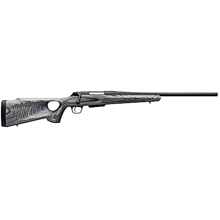 Winchester Guns 535727212 XPR Thumbhole Varmint SR 243 Win 3+1 Cap 24 TB Blued Perma-Cote Rec Matte Black Laminate Fixed Thumbhole Stock Right Hand with MOA Trigger System (Full Size) No Sights