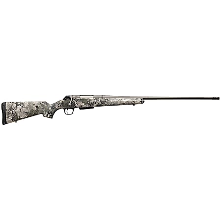 Winchester Repeating Arms 535800220 XPR Extreme 308 Win 3+1 22 Tungsten Cerakote Fluted Threaded Barrel & Drilled & Tapped Steel Receiver, Fixed TrueTimber VSX Synthetic Stock