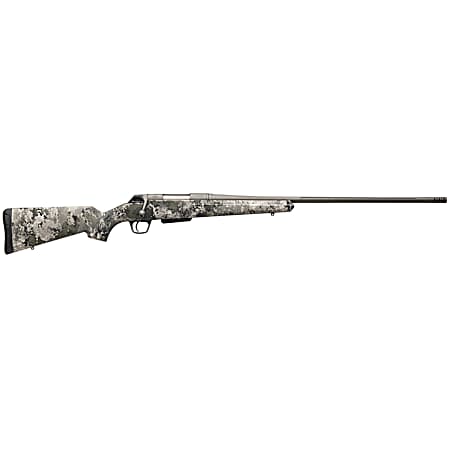 Winchester Repeating Arms 535800233 XPR Extreme 300 Win Mag 3+1 26 Tungsten Cerakote Fluted Threaded Barrel & Drilled & Tapped Steel Receiver, Fixed TrueTimber VSX Synthetic Stock