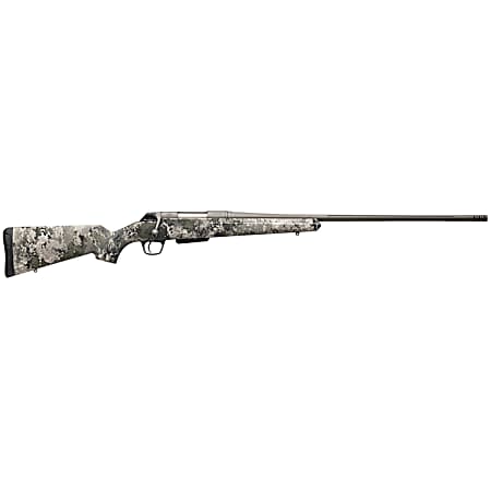 Winchester Repeating Arms 535800294 XPR Extreme 6.5 PRC 3+1 24 Tungsten Cerakote Fluted Threaded Barrel & Drilled & Tapped Steel Receiver, Fixed TrueTimber VSX Synthetic Stock